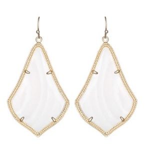 Kendra Scott Alexandra Large White Mother of Pearl